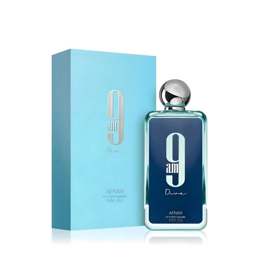 Afnan 9am Dive Eau de Parfum Spray Unisex 3.4oz 100ml Brand New Item