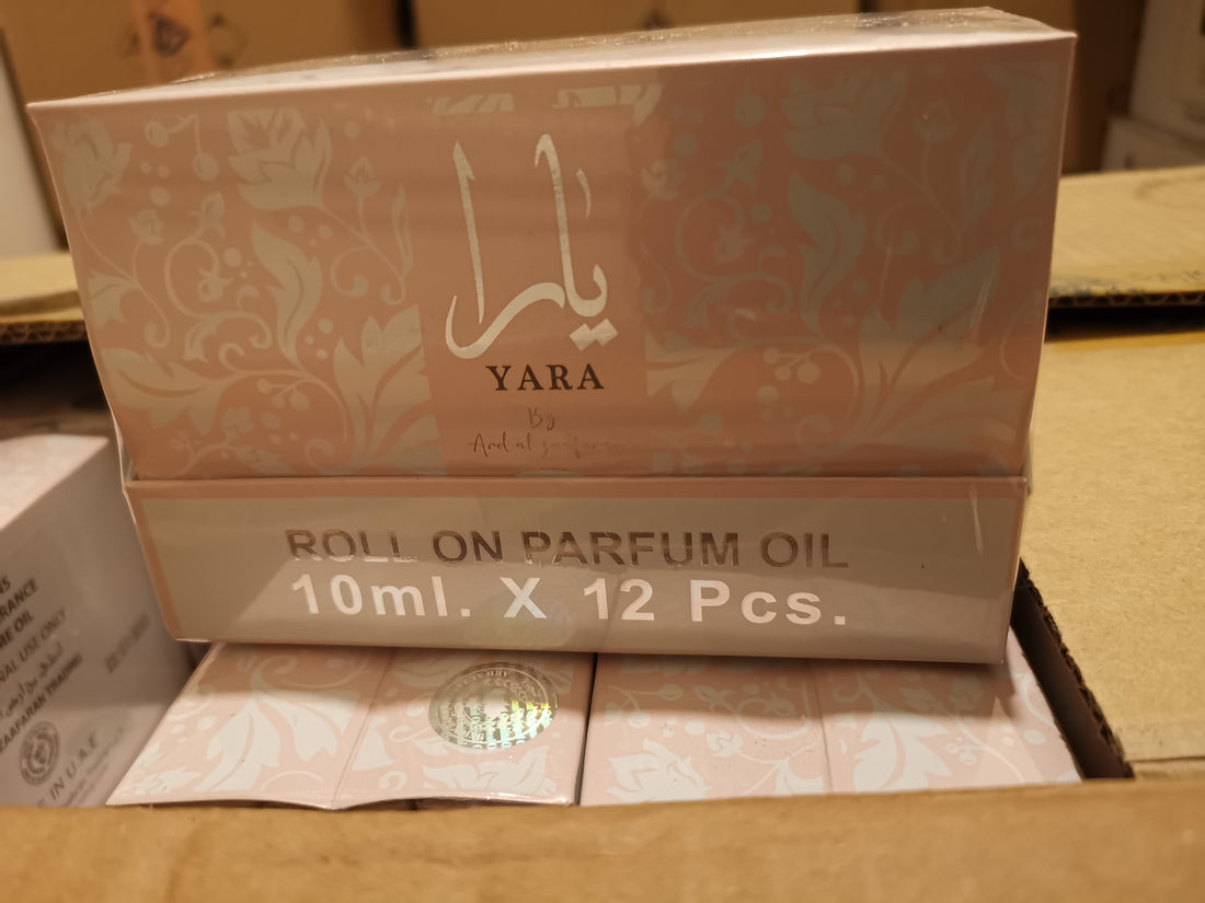 Yara 12 x 10ml Concentrated Perfume Oil - Roll On By Ard Al Zaafaran ❤️حلال.