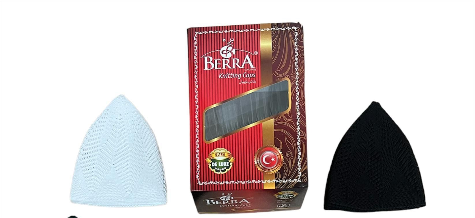 Wholesale Lot Islamic Men Kufi Prayer Cap