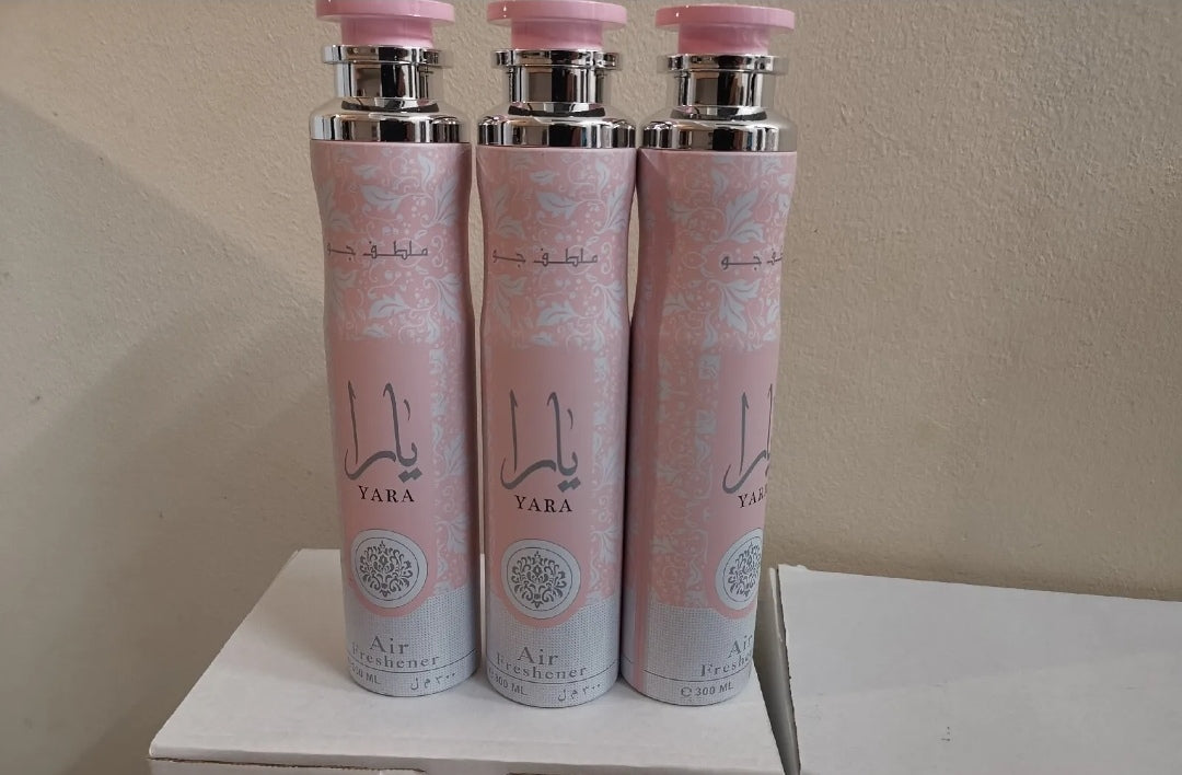 YARA Air Freshener Bundle (3 x 300ml) Dubai, Luxury Scent, Long Lasting Fragrance