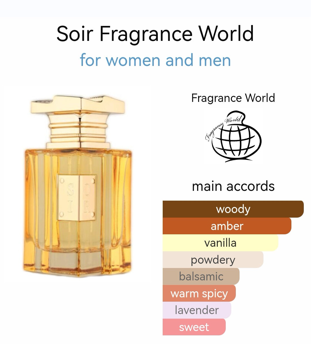 Soir Eau De Parfum 100ml by Fragrance World