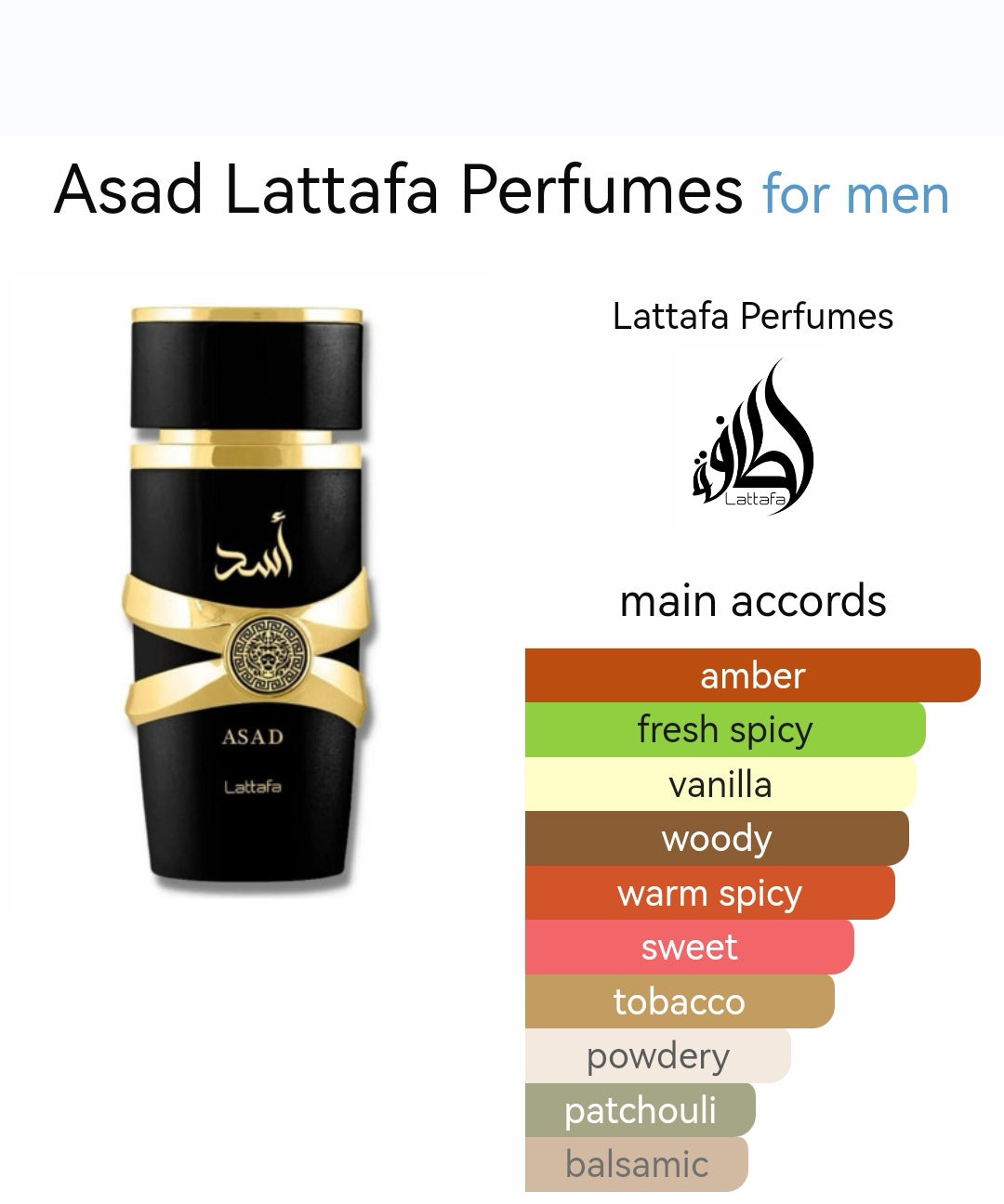 Asad Parfum 100 by Lattafa Perfumes