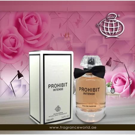 Prohibit Intense 100ml Eau De Parfum by Fragrance World
