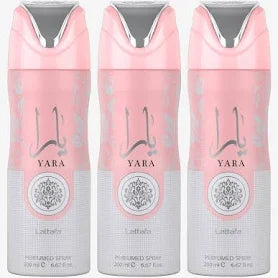 Yara Body Spray Bundle (3 x 200ml) Luxury, Long Lasting Fragrance by lattafa