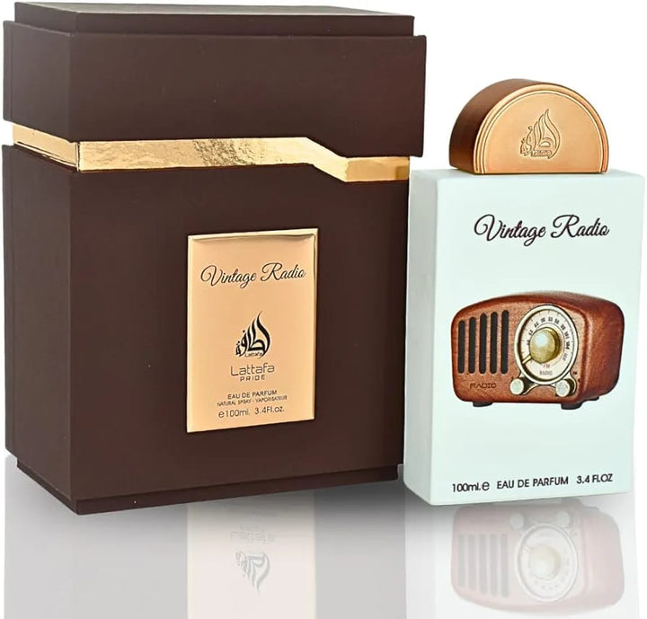 Vintage Radio Lattafa Perfumes for women and men 100Ml